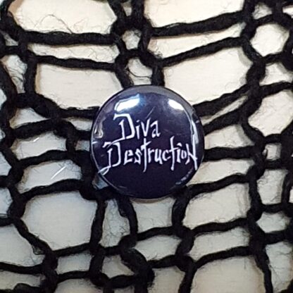 Diva Destruction 25mm button - logo