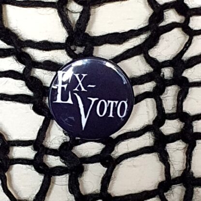 Ex-Voto 25mm button - logo