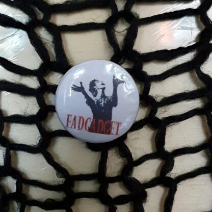 Fad Gadget 25mm button - logo