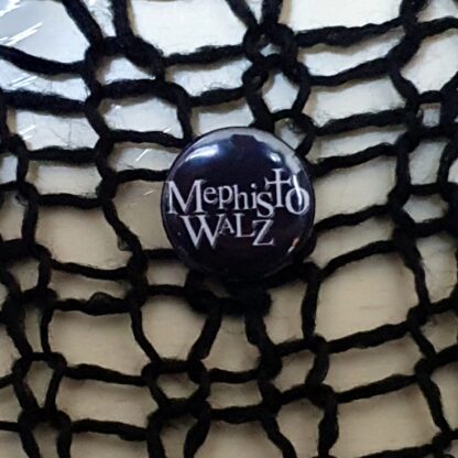 Mephisto Walz 25mm button - white logo