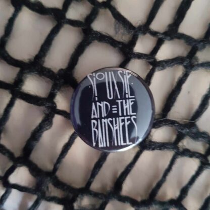 Siouxsie and The Banshees 25mm button – Logo