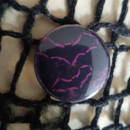 Purple Bats 25mm button