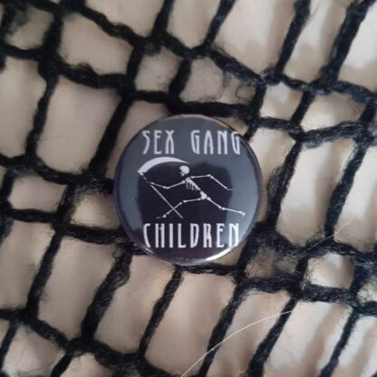 Sex Gang Children 25mm button – Logo