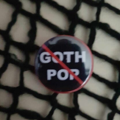 No Goth Pop - 25mm button